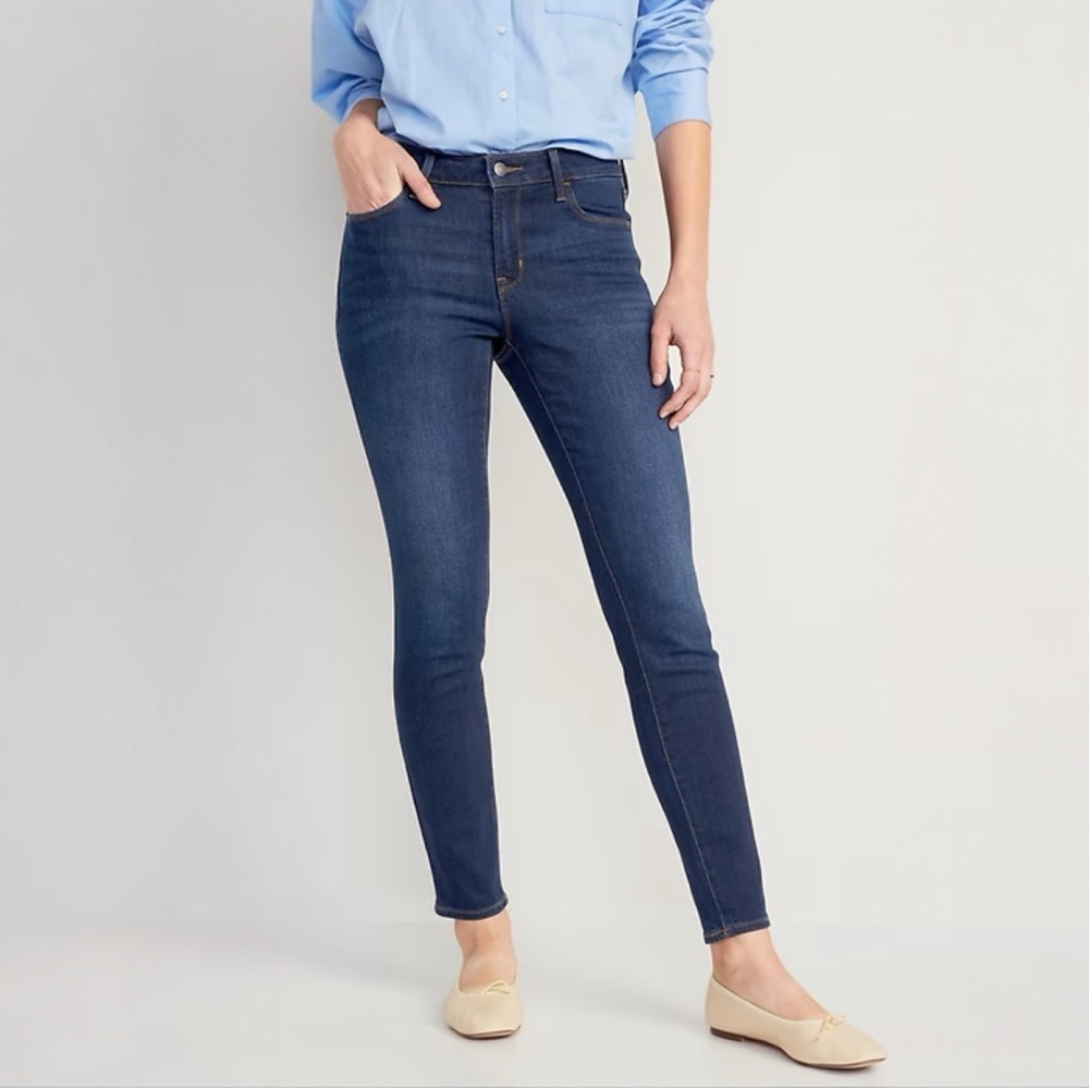 Old Navy Pop Icon Mid Rise Skinny Jeans